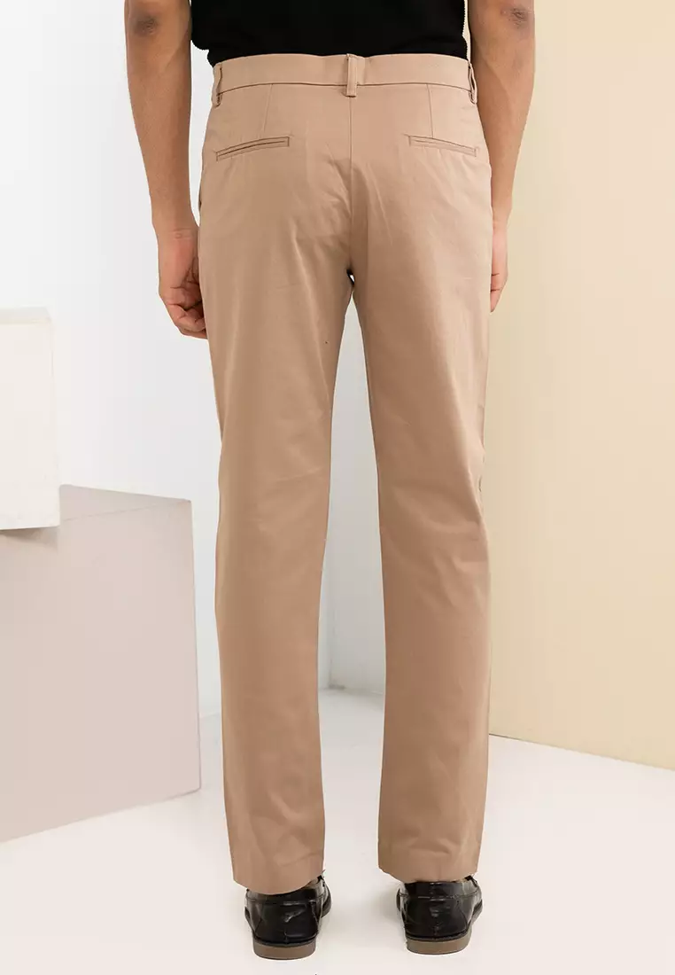 Premium Sateen Slim Chinos