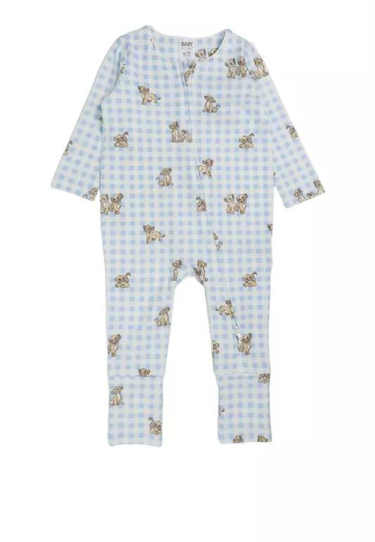 Licensed The Long Sleeve Zip Romper