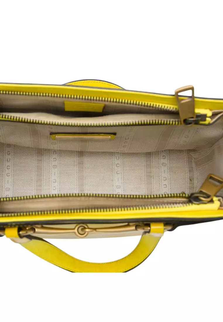 Pre-Loved Gucci Patent Bright Bit Satchel