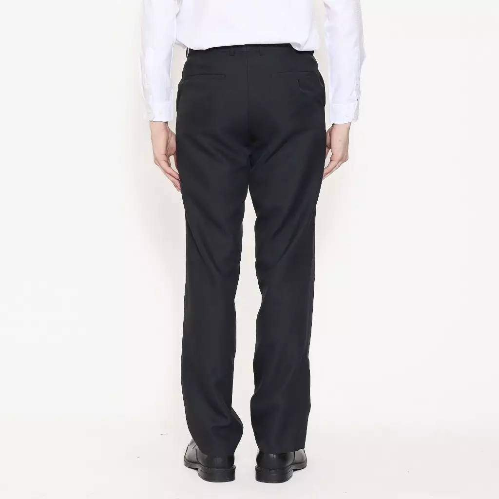 Schoeller Celana Panjang Formal Pria – Branded Kualitas Premium | Warna Dark Grey – BRONCO