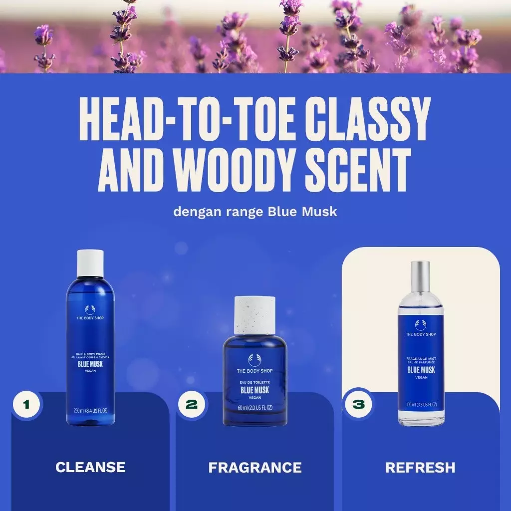 Blue Musk Fragrance Mist 100ML