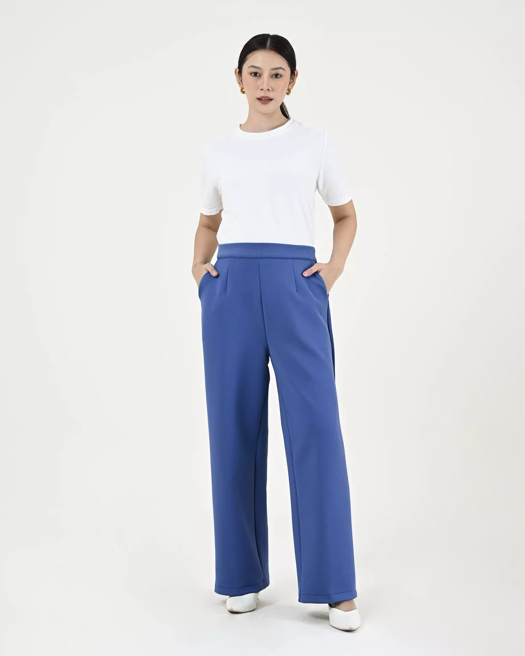 Geulis.id ARETHA PANTS - Denim