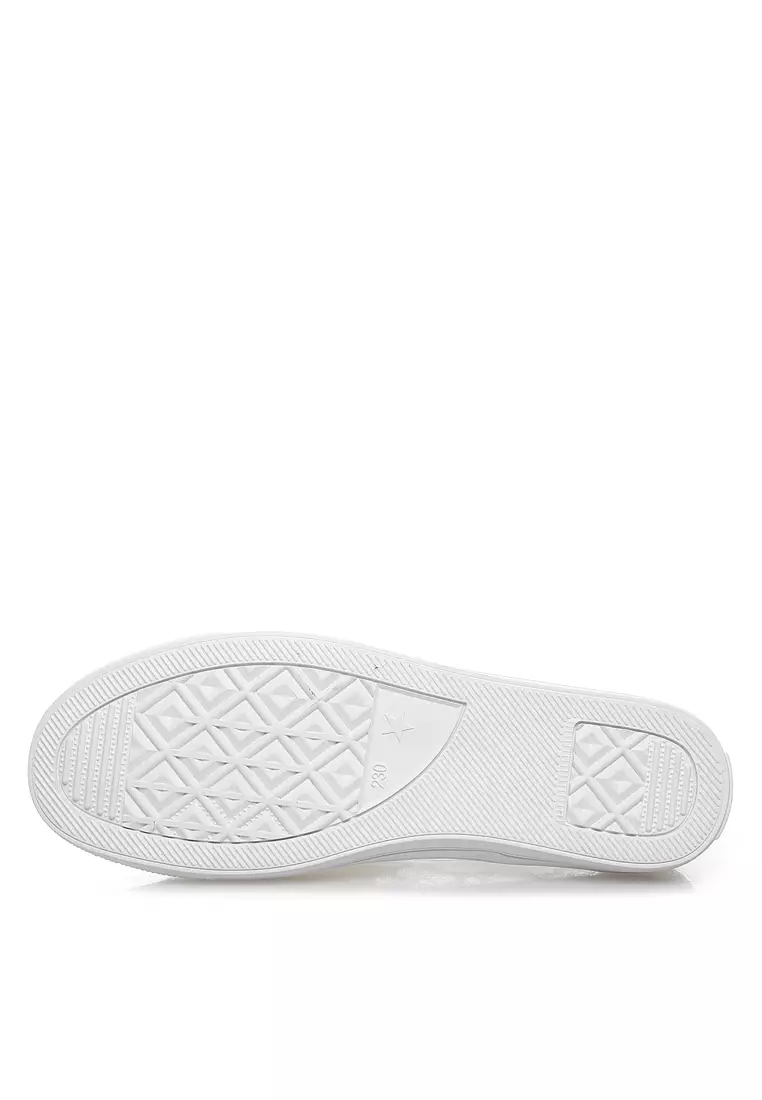 Comfortable Lace Stitched Leather Sneakers RX12968