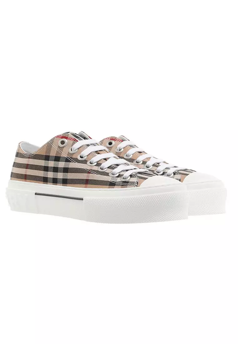Burberry vintage check deals cotton sneakers mens