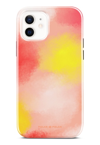 Polar Polar yellow Clouds in Fall iPhone 12 Dual-Layer Protective Phone Case (Glossy) 30956ACFC2D504GS_1