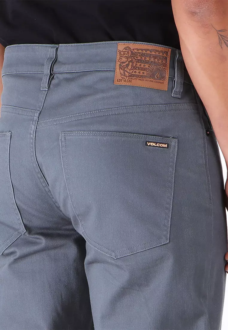 MLP SOLVER 5 POCKET SLUB PANTS DARK SLATE