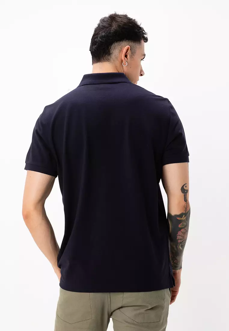 Regular Fit Shield Piqué Polo Shirt