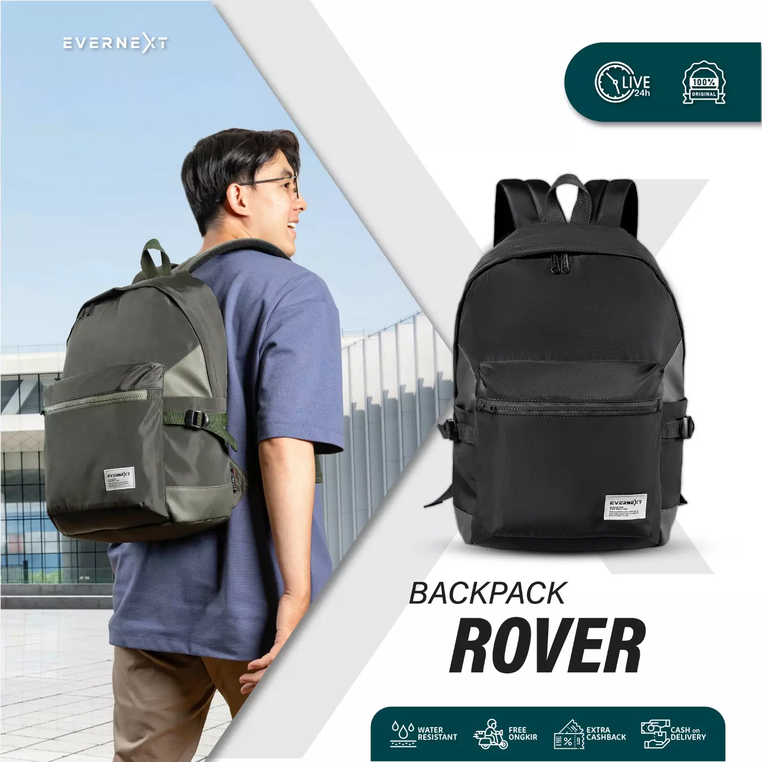 Jual Sogno Backpack Pria Rover Original 2026 | ZALORA Indonesia