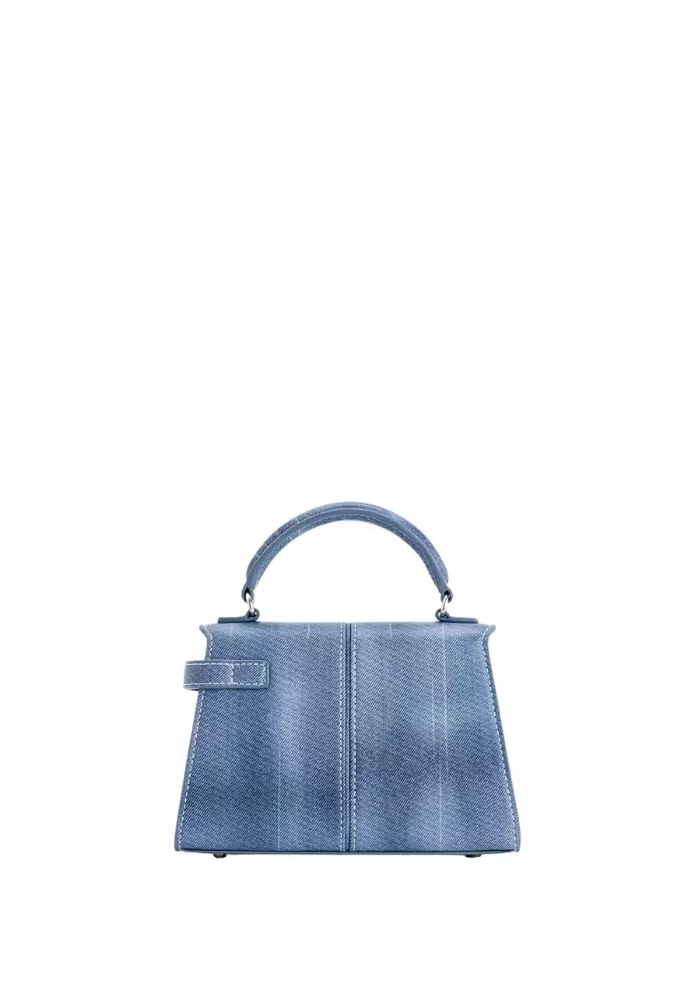 Elise Top Handle Bag - Blue