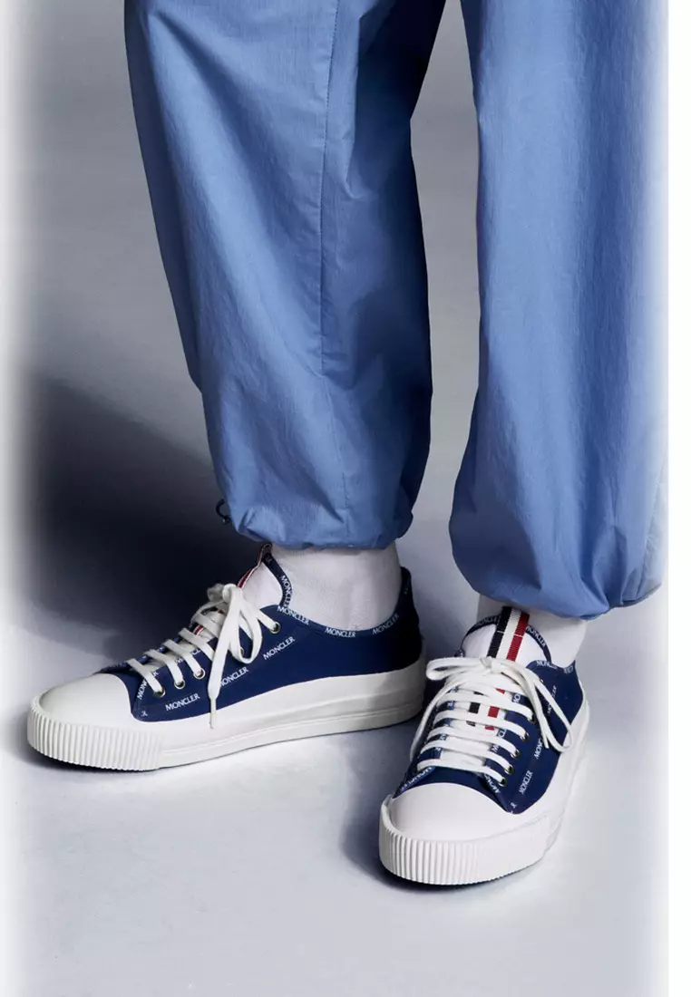 Buy MONCLER Glissiere Women's Sneakers in Blue 2025 Online