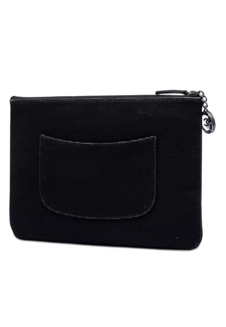 Pre-Loved Chanel Medium Canvas La Pausa Zip O Case Clutch