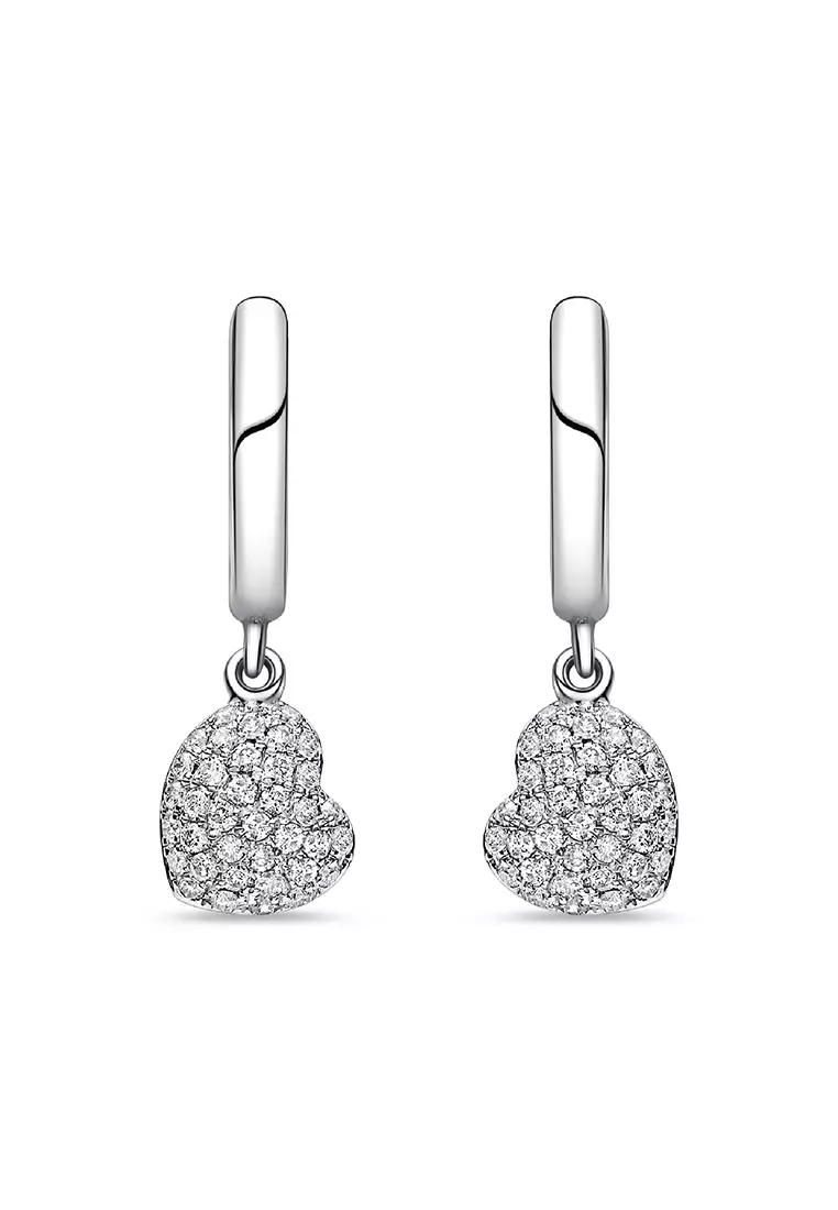 Buy LAZO DIAMOND LAZO DIAMOND Dancing Love Luxe Pav Diamond Hoop