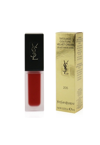 Buy Yves Saint Laurent Yves Saint Laurent Tatouage Couture Velvet Cream Velvet Matte Stain 205 Rouge Clique 6ml 0 2oz 2020 Online Zalora Singapore