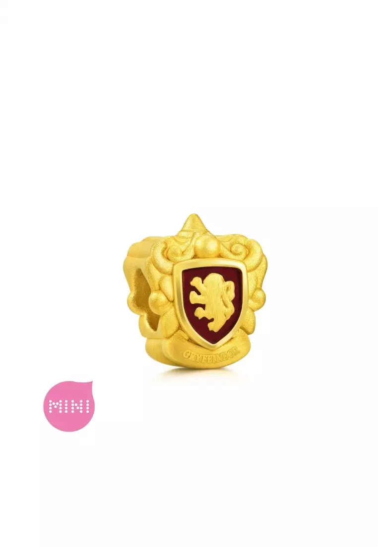 999 Gold Harry Potter Gryffindor Charm for Women & Men 92754C [Bracelet not included]
