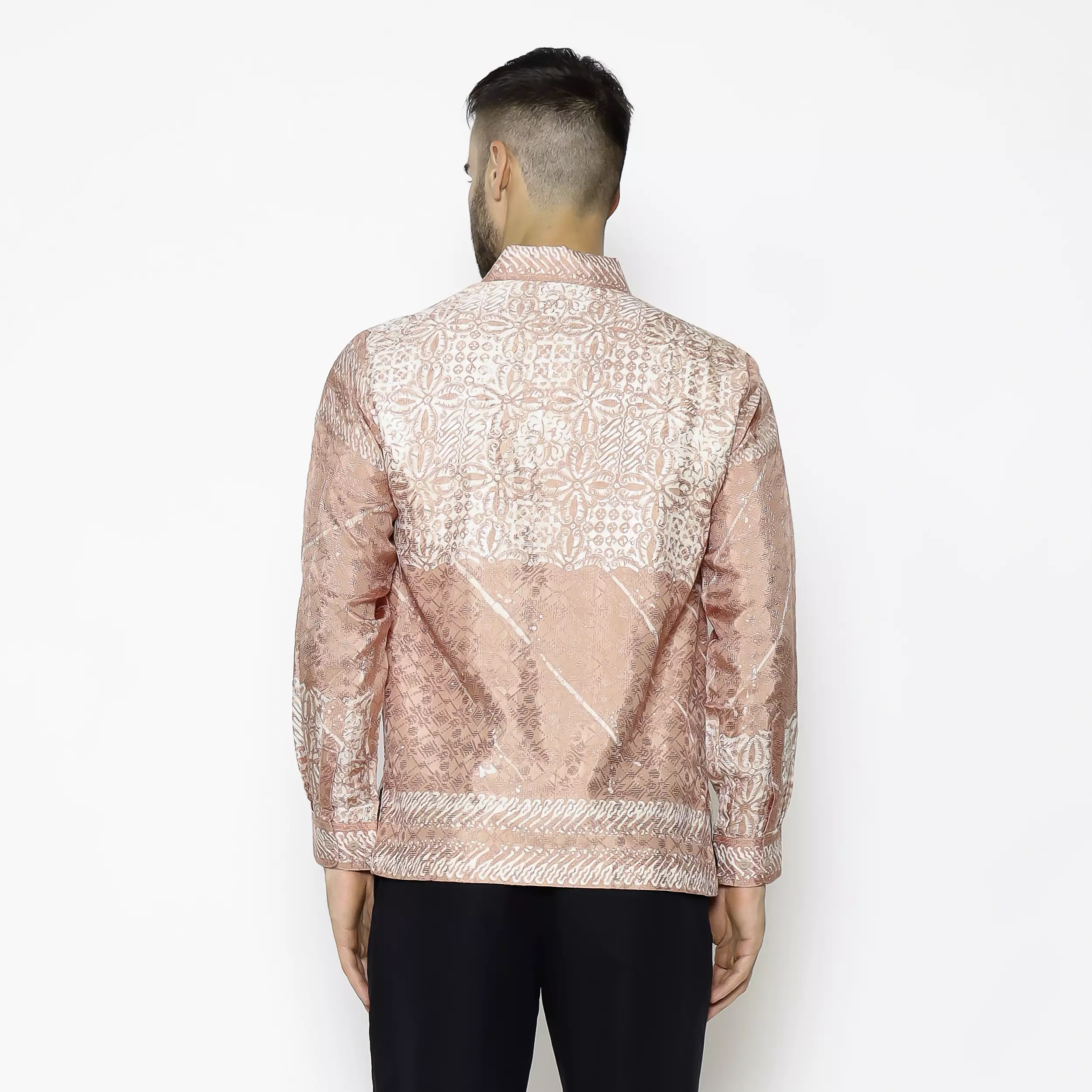 Rinjanie Batik - Kemeja Batik Lengan Panjang - Kemeja Pria - Kemeja Pria Modern - Caramel Series