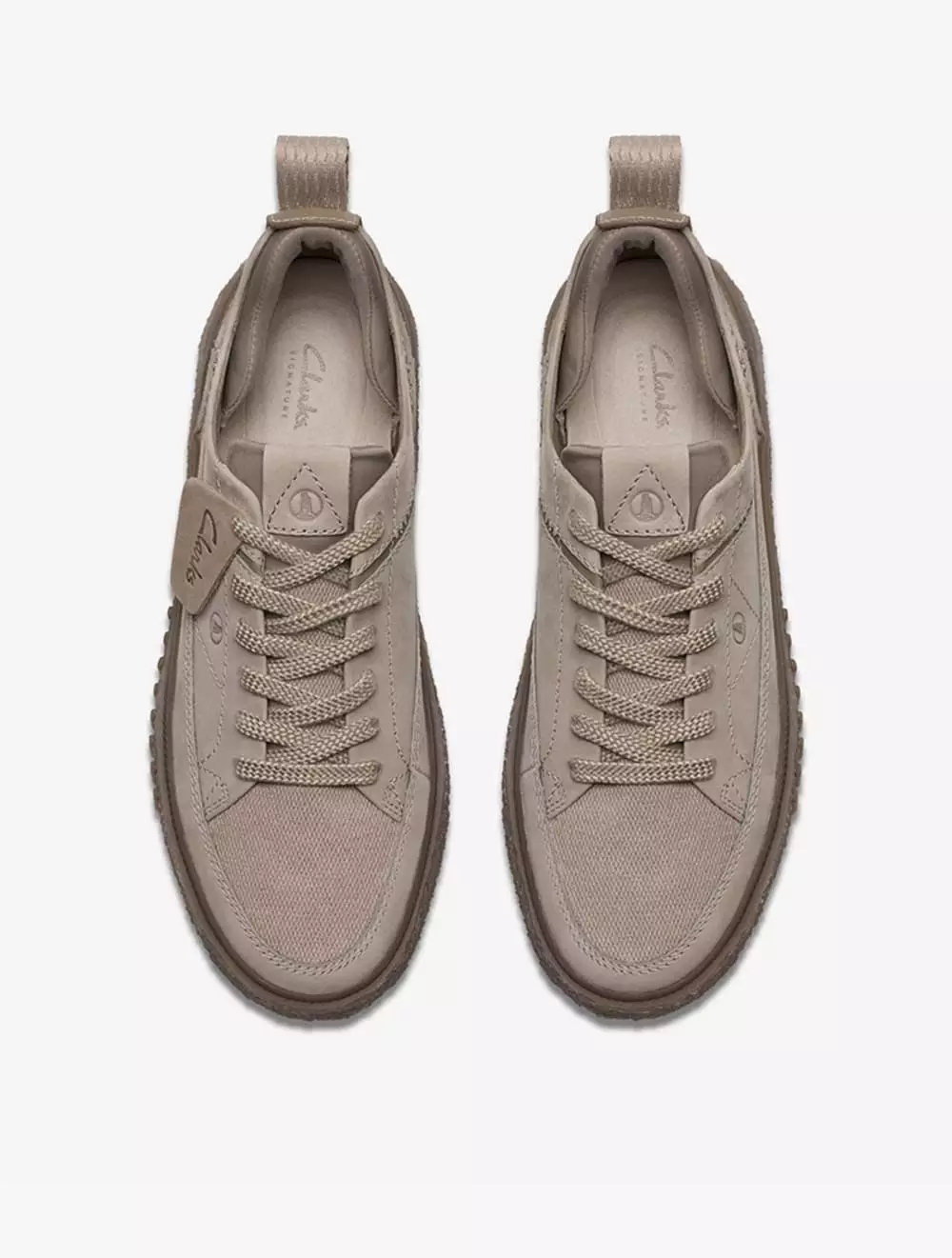 Jual Clarks Clarks Somerset Lace Men's Sneakers - Grey Nubuck Original ...