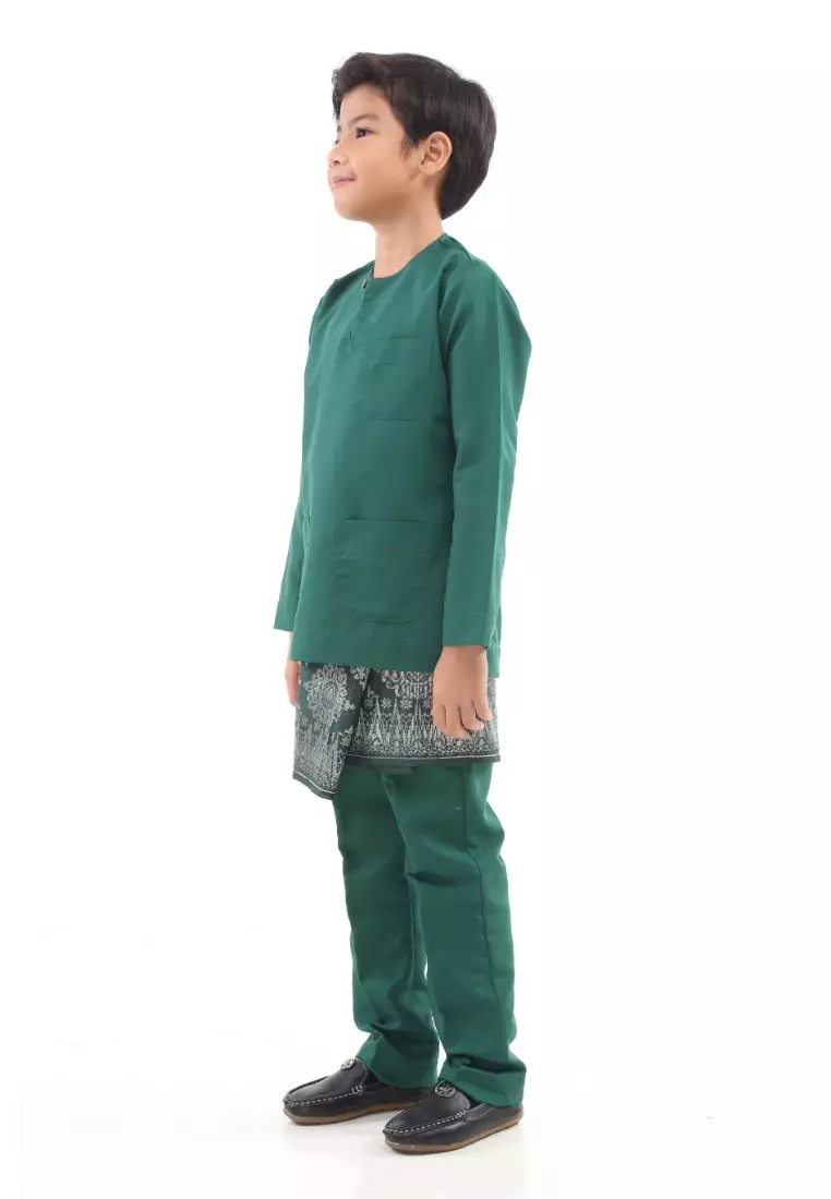 Baju Melayu Moden Teluk Belanga For Kids