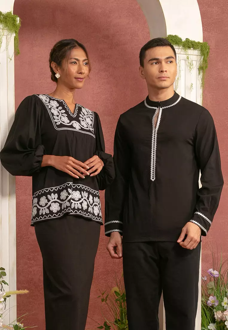 Men’s Collar Embroidered Shirt