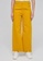 United Colors of Benetton yellow Frayed Cropped Pants A369DAA64788D7GS_1