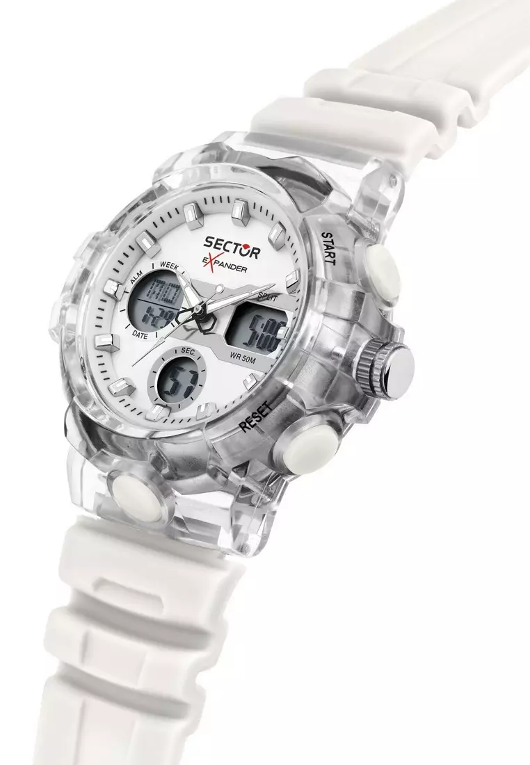 【3 Years Warranty】Sector Ex-46 43mm Unisex Digital Watch R3251242504