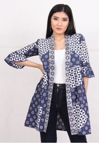 52 Koleksi Model Baju Batik Outer HD Terbaru