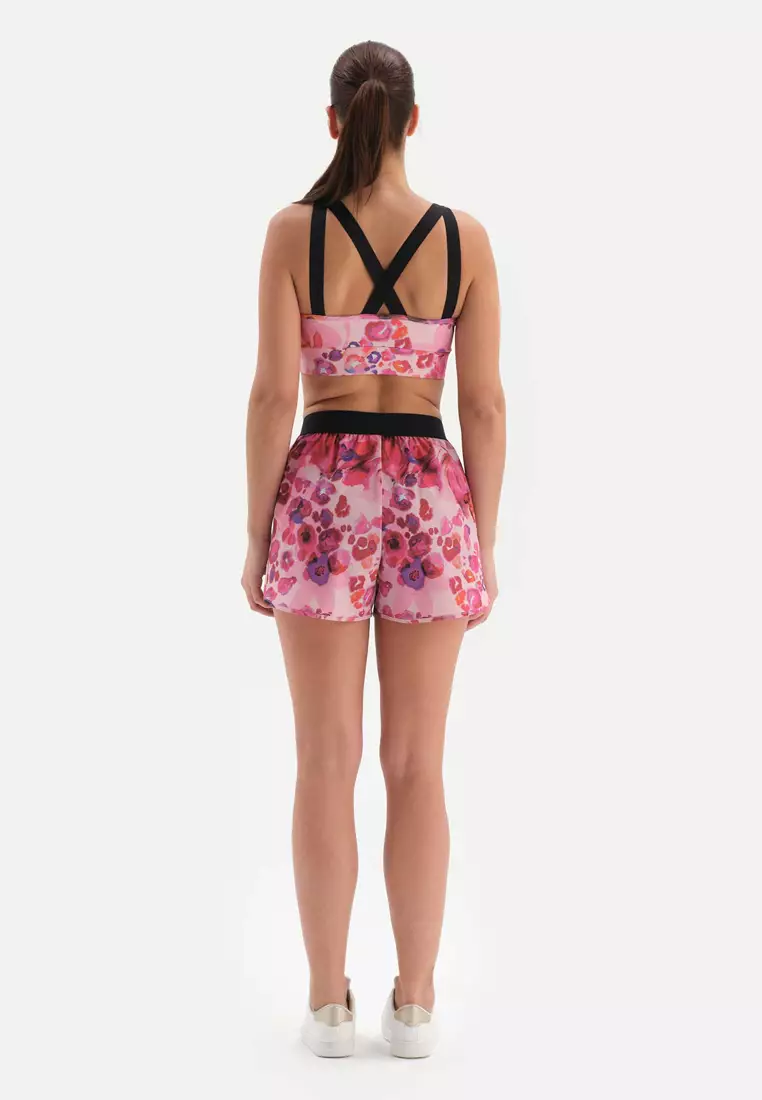 Buy DAGİ Pink Sports Bras, Degrade Printed, U-Neck, Regular, Sleeveless  Activewear for Women 2024 Online