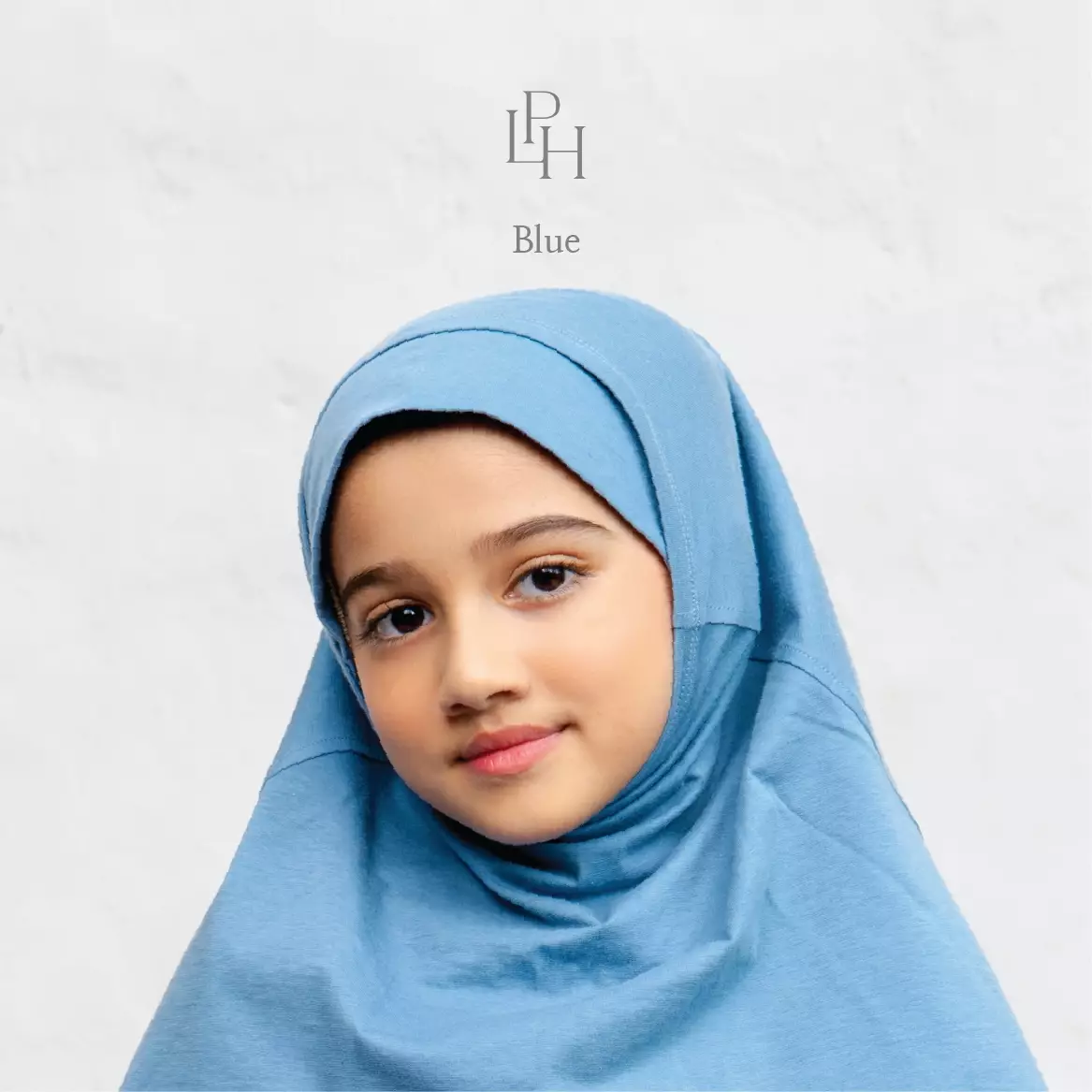 Little Palmerhaus - Baju Lebaran 2026 - Kids Hijab 2.0 (Bergo / Kerudung Instant Anak Usia 1-6 Tahun) Blue