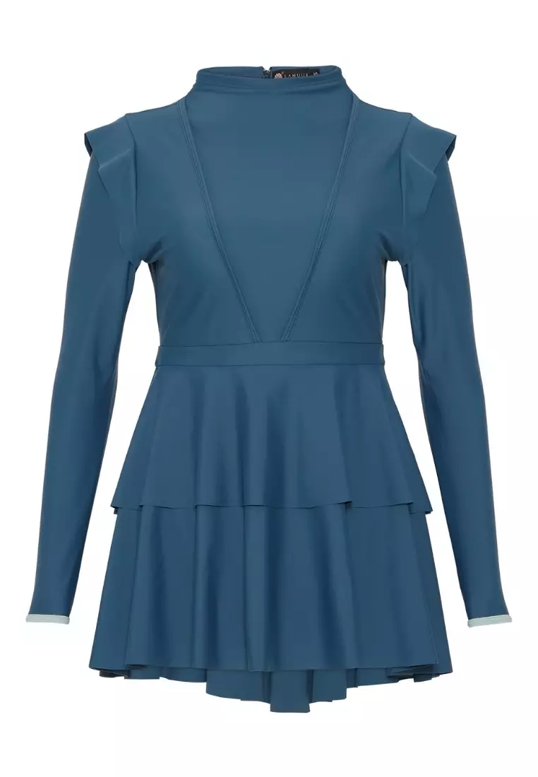 LANUUK Serena Modest Swim Dress – Wave