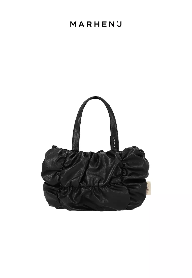 POPCORN JAZZ Nylon Crossbody Bag Black