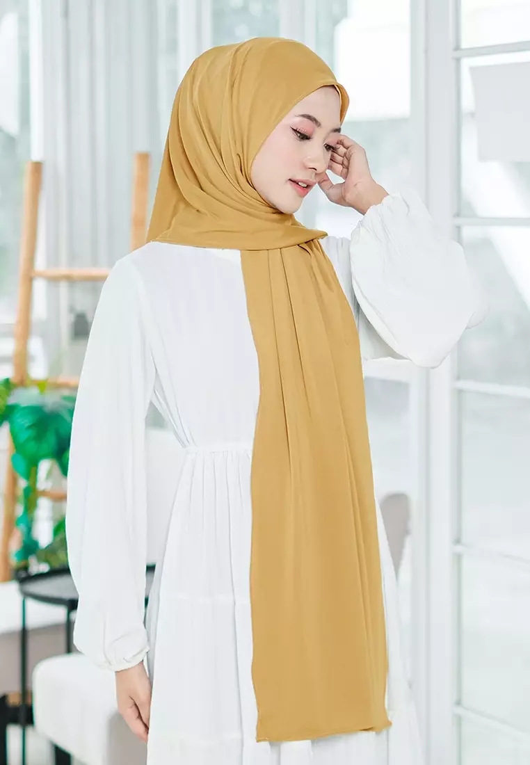 HIJAB INSTAN QILA - MUSTARD