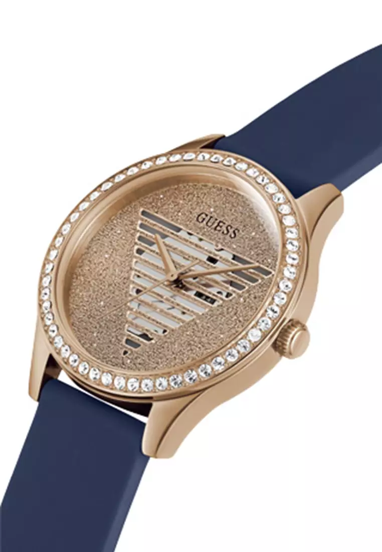 Guess watches shop ladies leather strap