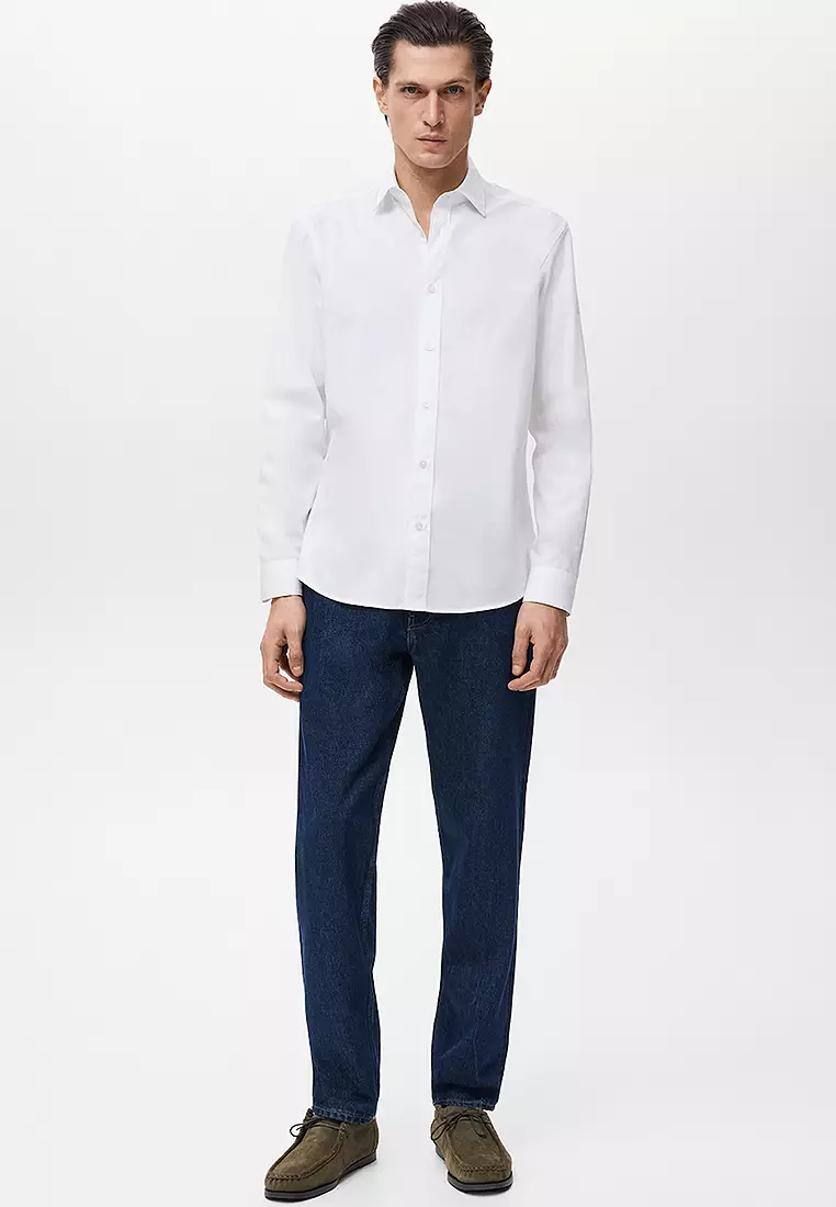 Regular-Fit 100% Cotton Shirt