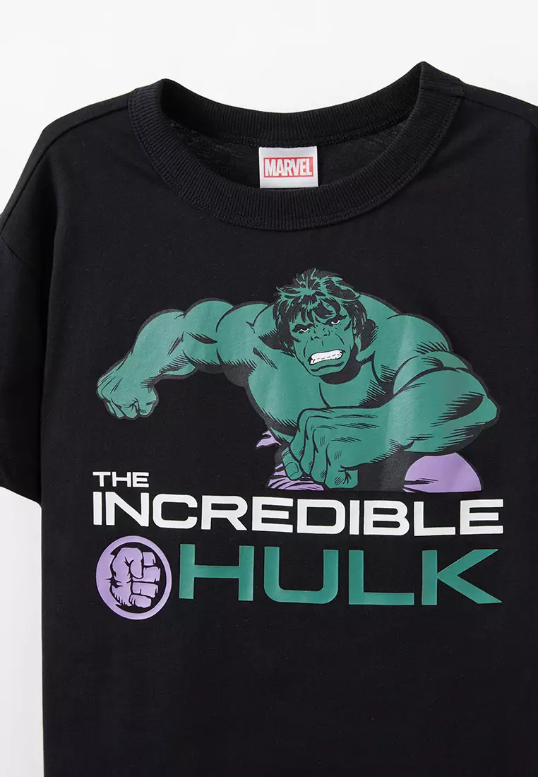 Licensed Drop Shoulder Short Sleeves Tee