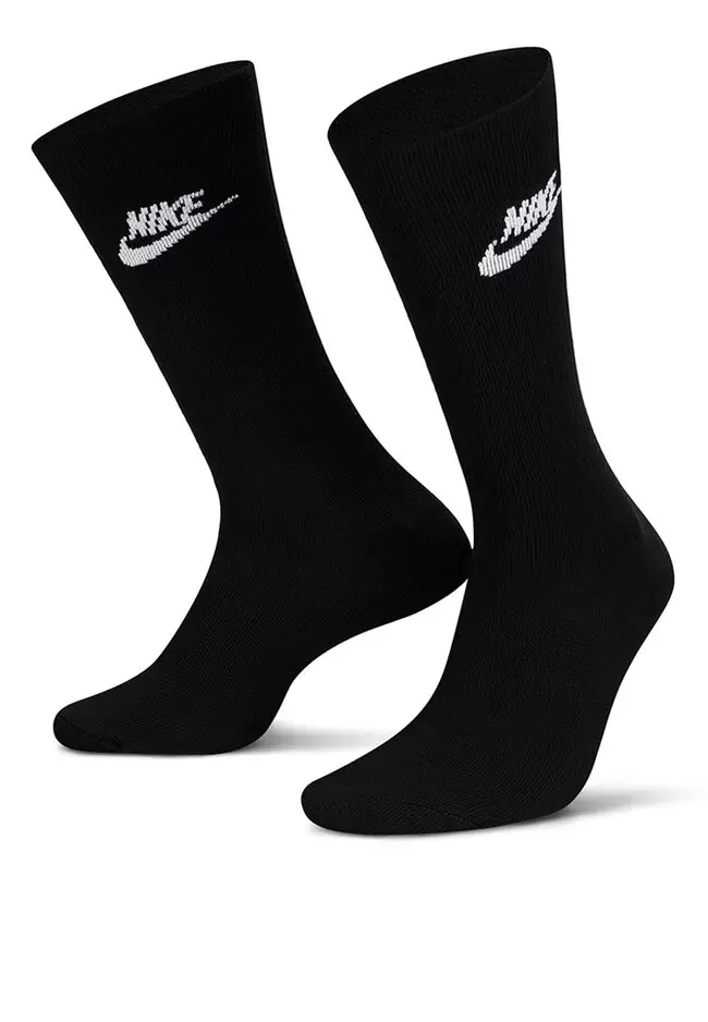 Sportswear Everyday Essential Crew Socks (3 Pairs)