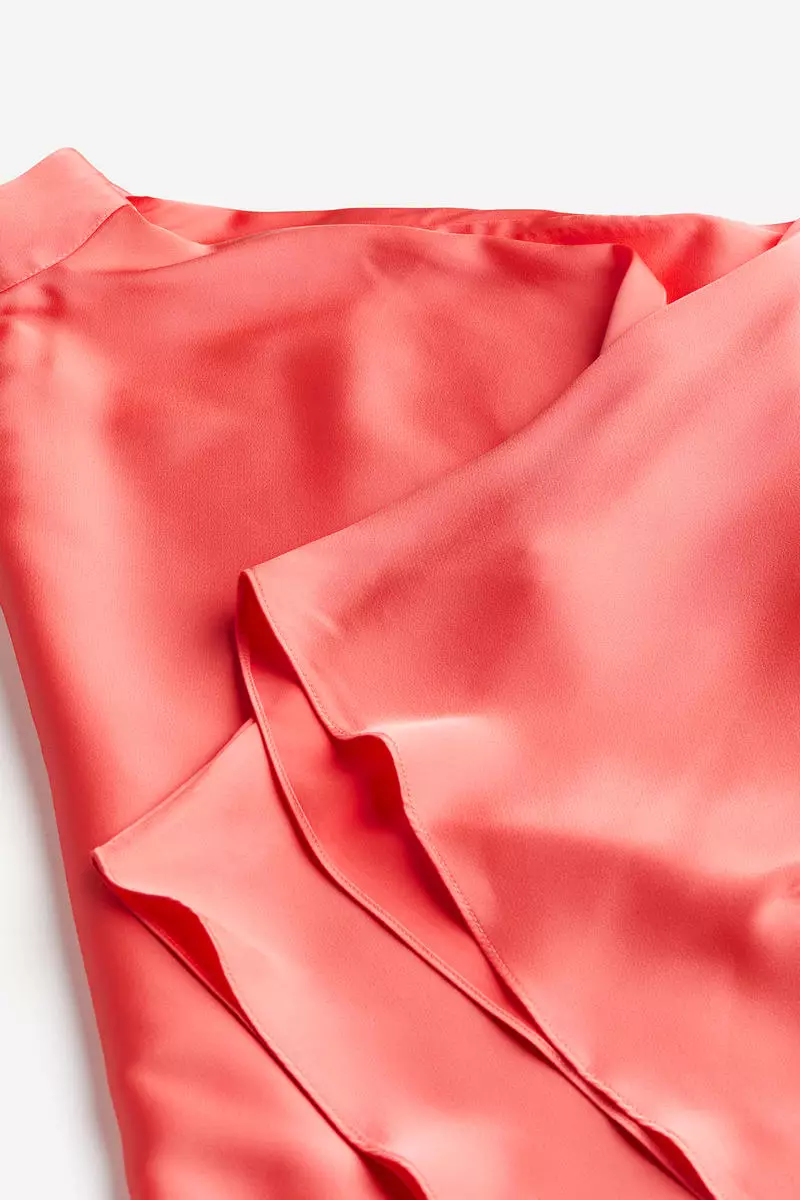 Satin kaftan dress