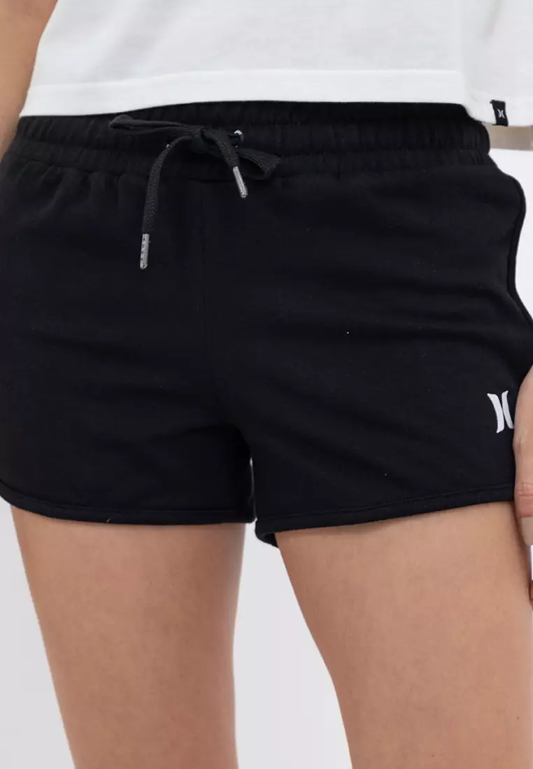 Ladies Brand Logo Shorts Black