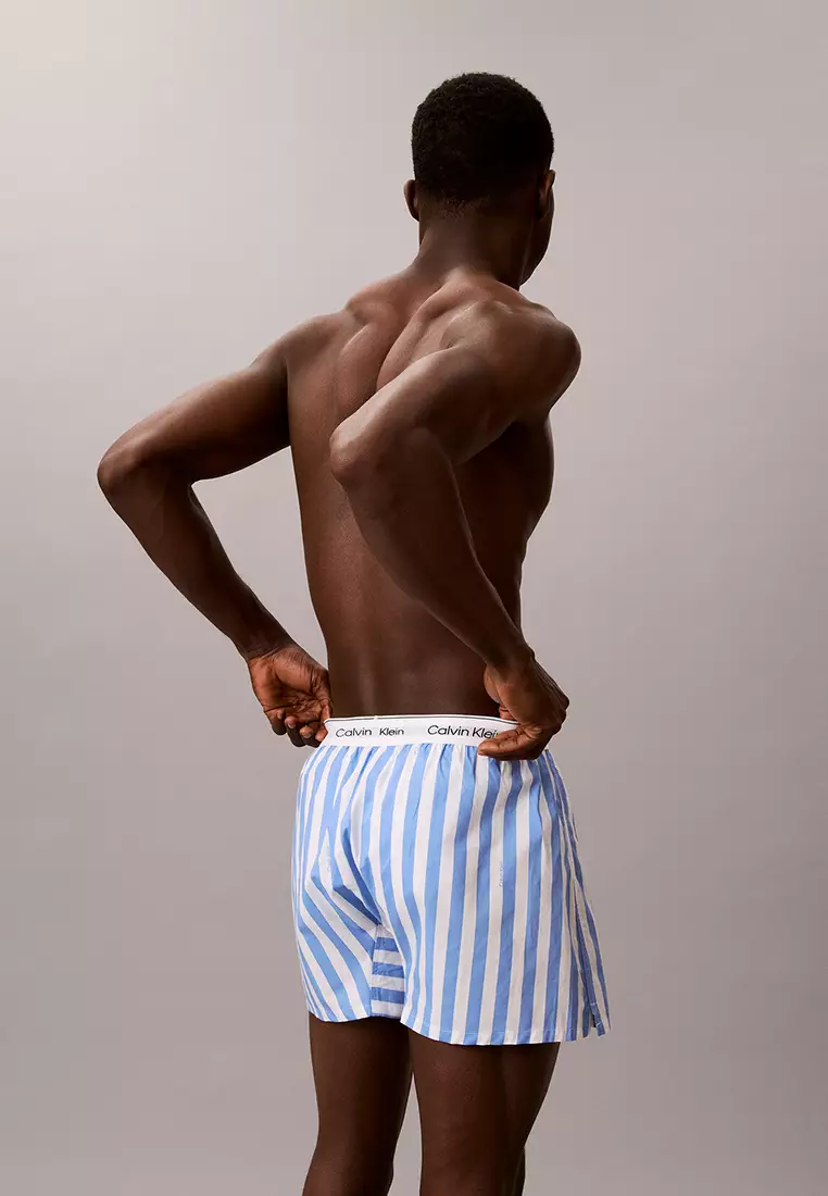 Cotton Poplin Traditional Boxers - Calvin Klein Underwear