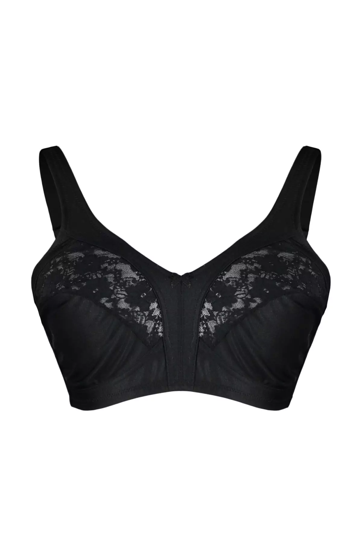 Buy Trendyol Plus Size Black Lace Contouring Bra Online