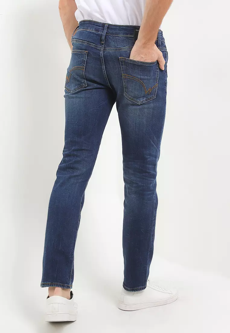 Watchout Celana Pria Hudson Slim Fit Jeans - JP812290034