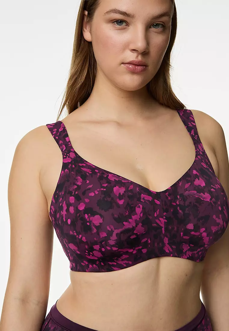 Flexifit™ Printed Wired Minimiser Bra