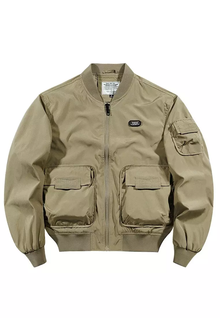 Casual Military Style Bomber Jacket