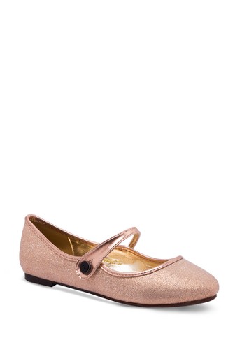Sepatu Wanita Flat Gold