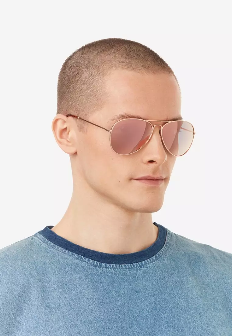 HAWKERS Hawk Polarized Rose Gold Pink Sunglasses For Men And Women, Unisex. Official Product Designed In Spain