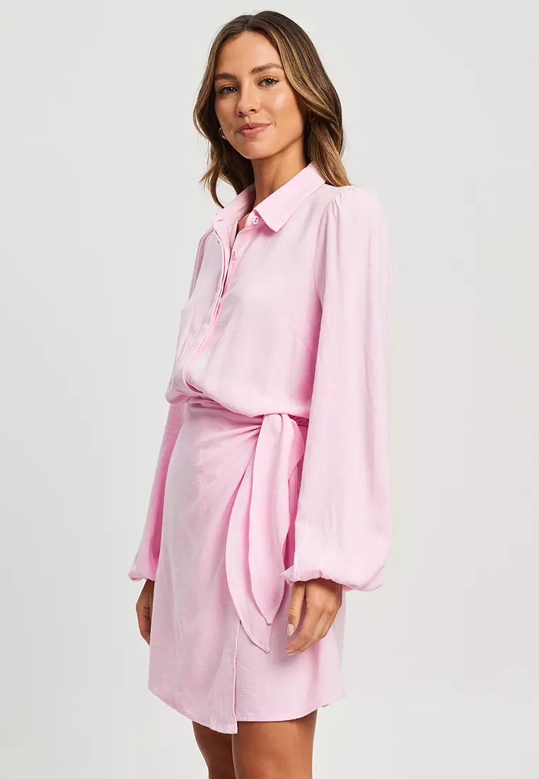 Dinah collared halter tunic dress cheap