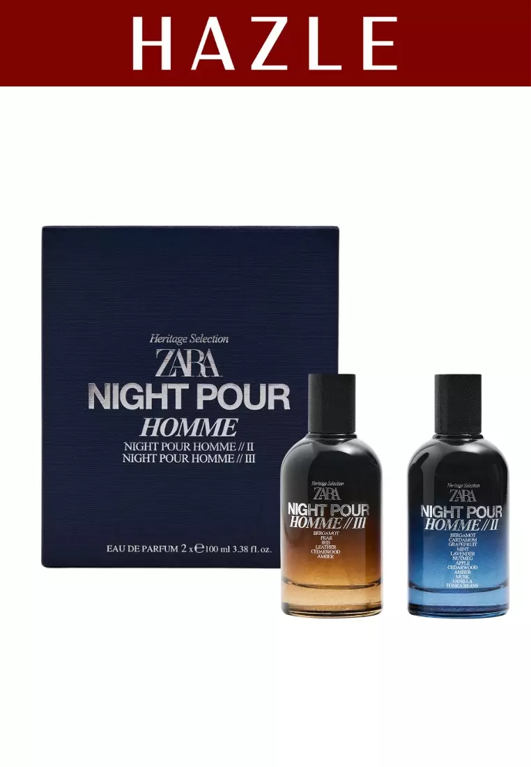 Zara Man Night Pour Homme II + III EDP Set 100 ml