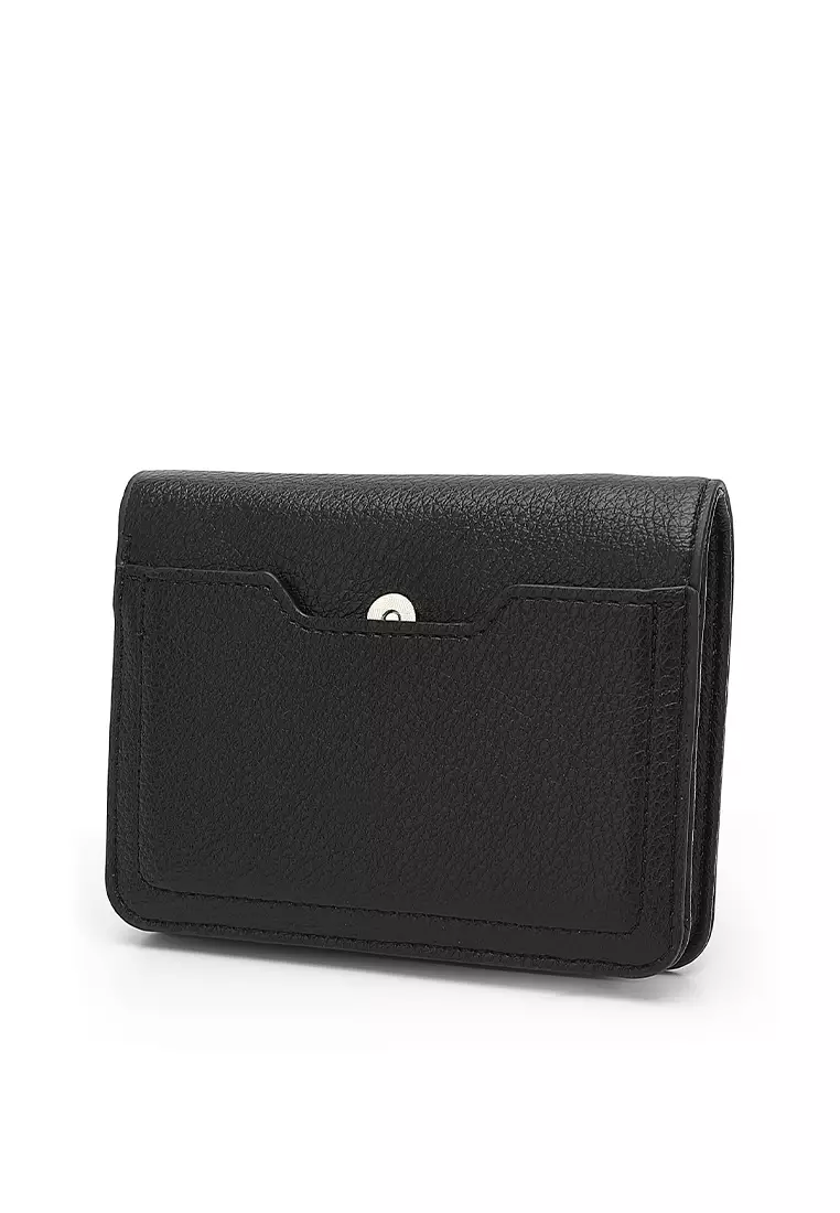 2 In 1 Long Purser with Coin Purse - Black