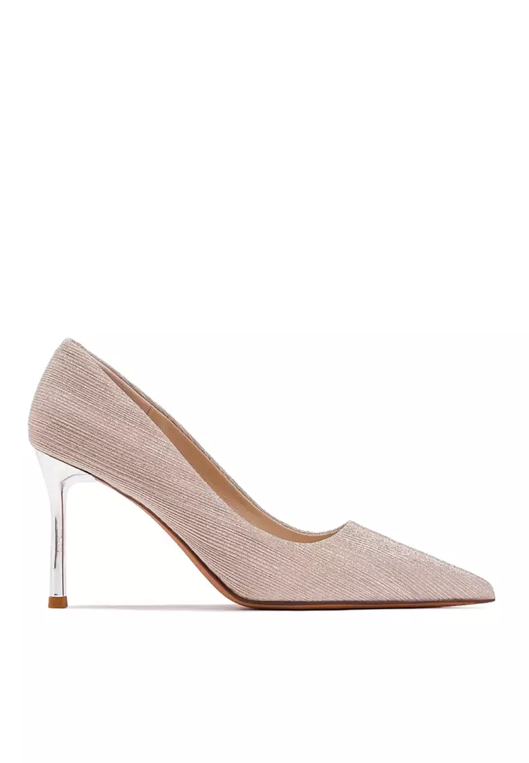 Discount on Twenty Eight Shoes  shoes - SKU: VANSA 8cm Striped Glitter Evening And Bridal Shoes VSW-P8531.8