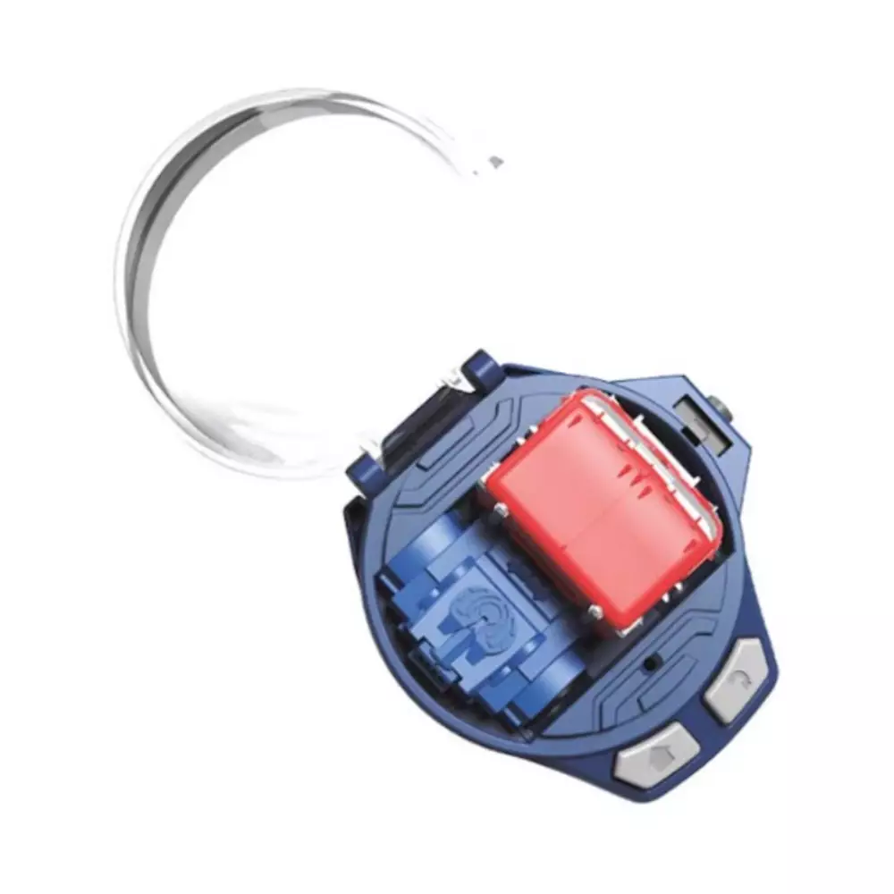 TOP GEAR TRANSFORMERS OPTIMUS PRIME WATCH METAL CAR REMOTE CONTROL - MERAH/BIRU