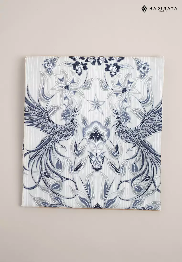 Hadinata Batik Premium Kain Katun Superfine Andaru White