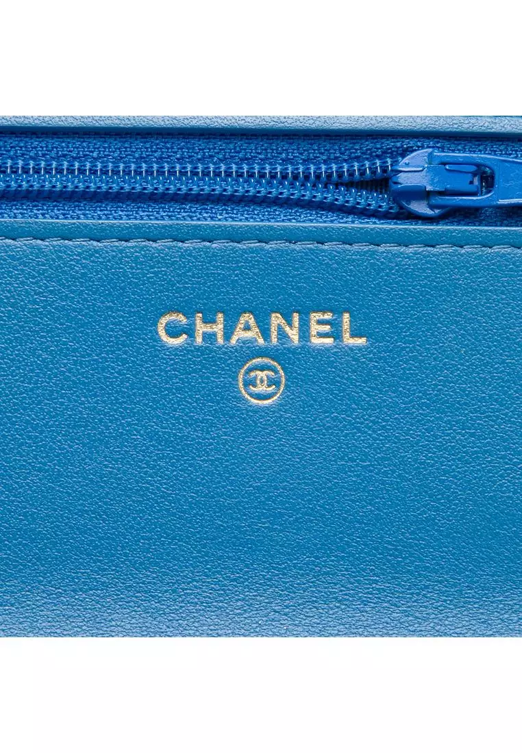 Pre-Loved Chanel Quilted Lambskin 19 Wallet On Chain